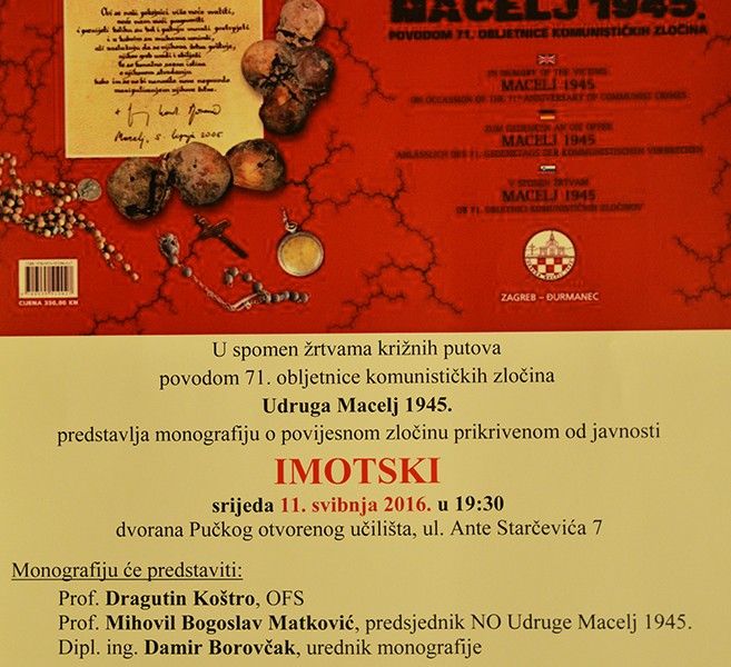 U SPOMEN ŽRTVAMA MACELJ 1945.